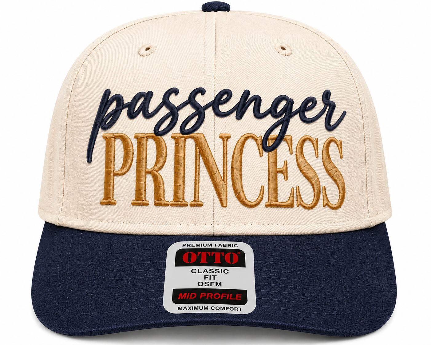 Passenger Princess Embroidered Snapback Hat