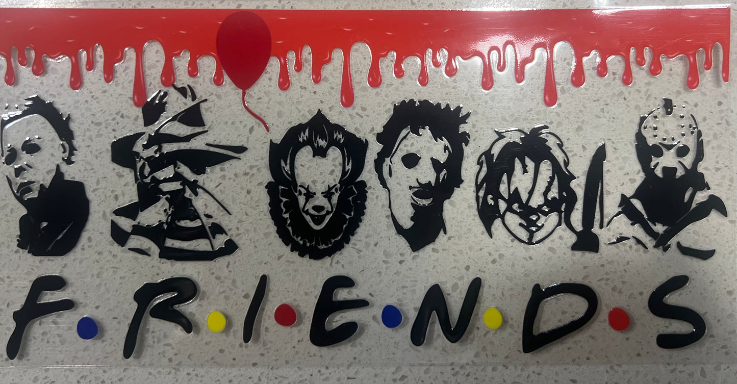 Halloween friends decal