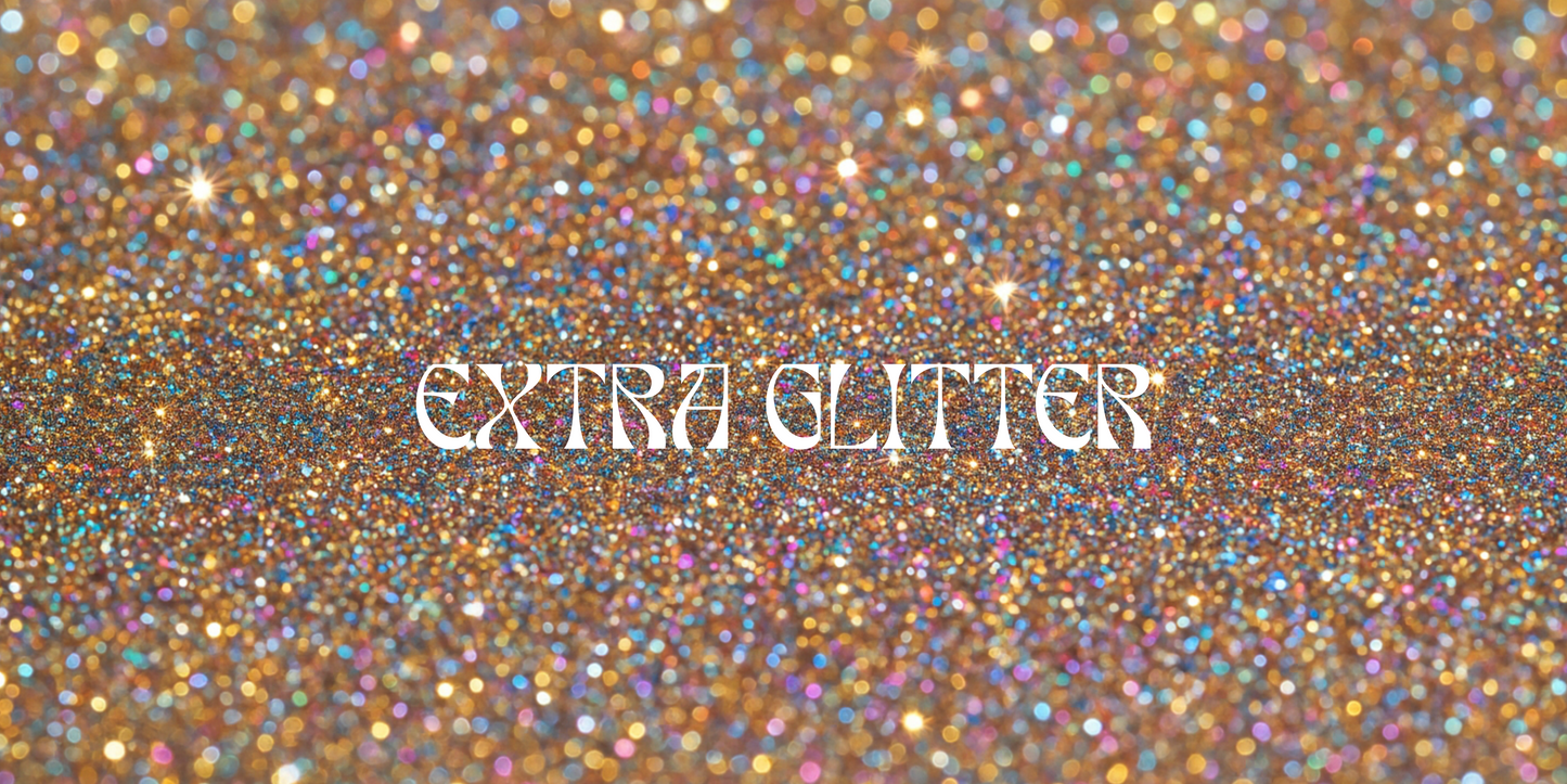 Glitter -> (Snowglobe cups only!!)