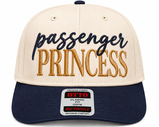 Passenger Princess Embroidered Snapback Hat