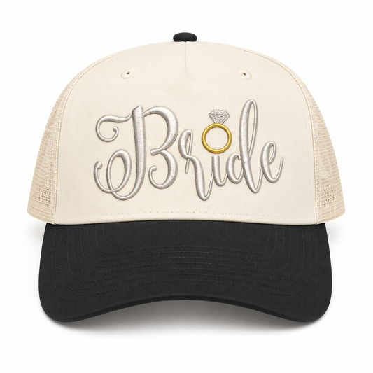 💍 Bride Embroidered Snapback Hat