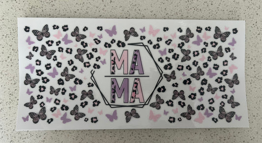Mama W/ Butterflies & Leopard