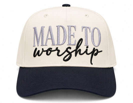 Made to Worship Embroidered Snapback Hat
