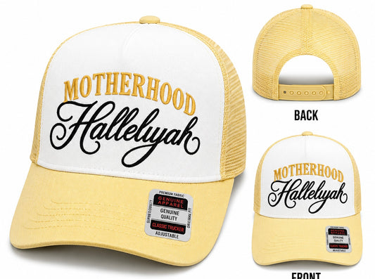 Motherhood Hallelujah Trucker Hat