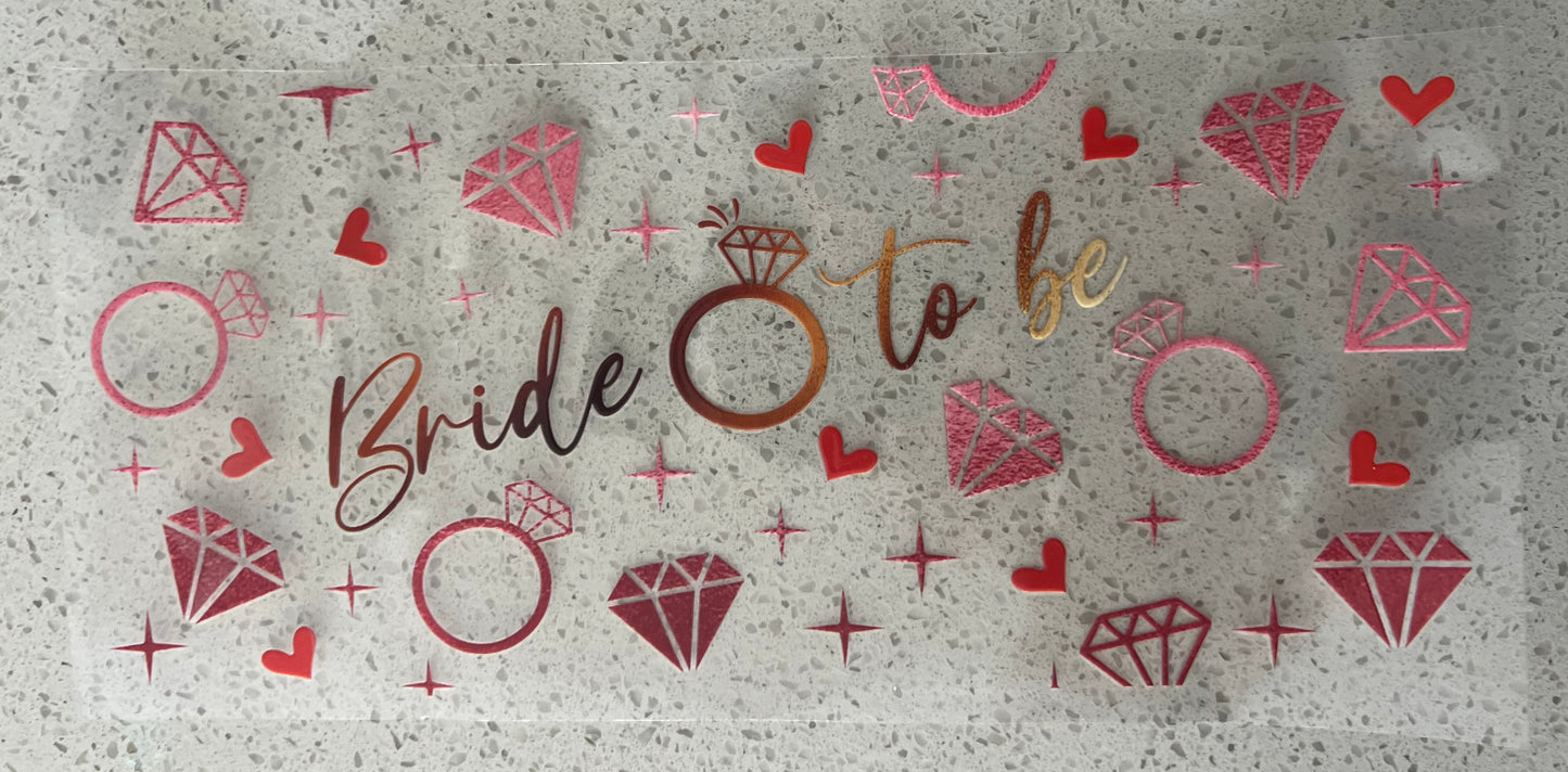 Bride to be (gold & pink)