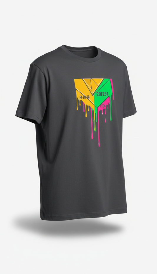 Drop Gold Logo Graphic Tee