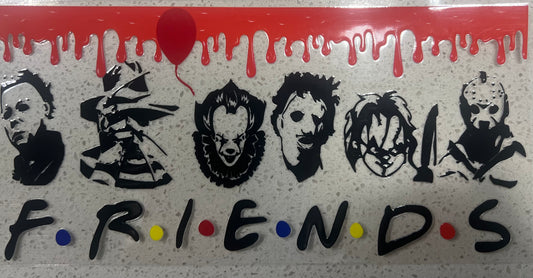 Halloween friends decal