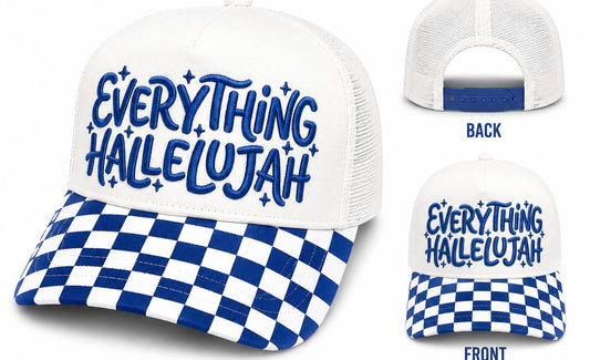 Summertime Hallelujah Embroidered Snapback Hat
