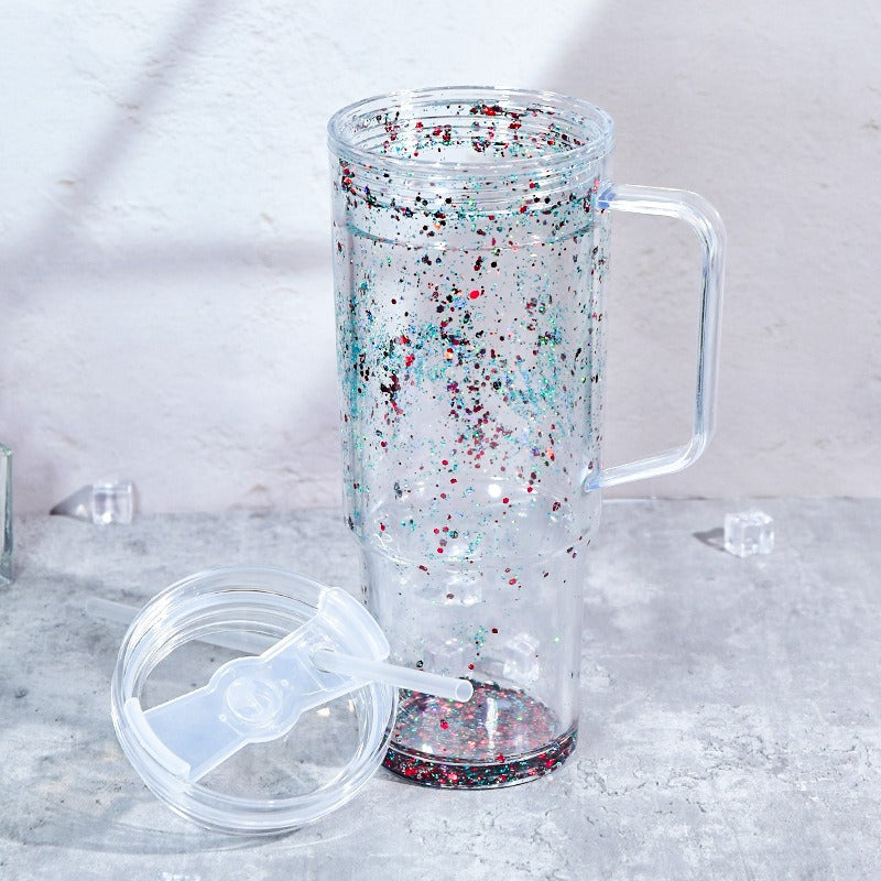 40oz Plastic W/ Handle